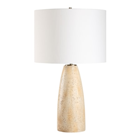 Maury Travertine Table Lamp