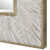 Uttermost Wharton Wharton Whitewashed Square Mirror