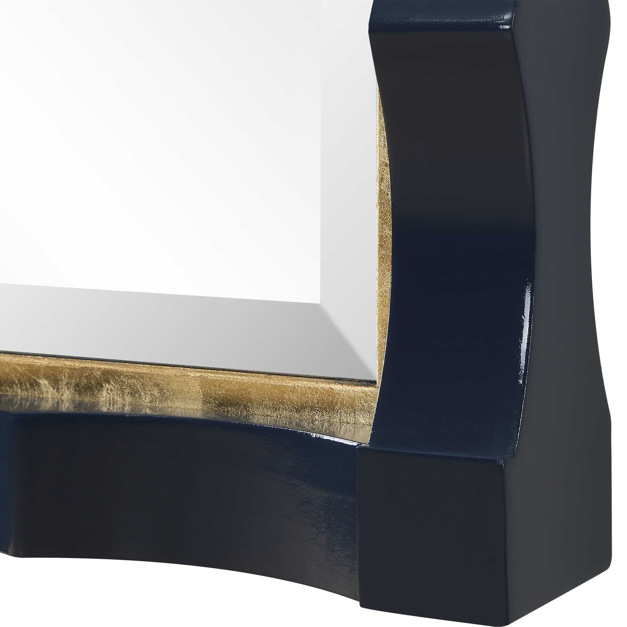 Uttermost Gulf Gulf Navy Blue Mirror