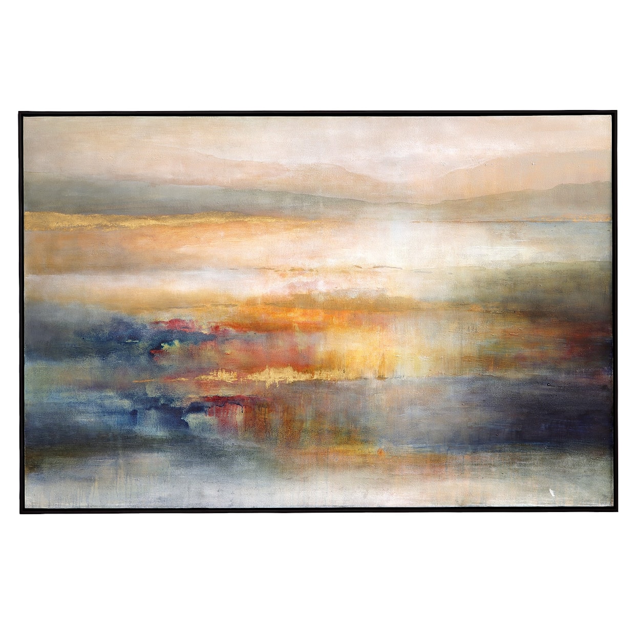 Uttermost Seafaring Dusk Seafaring Dusk Hand Painted Abstract Art