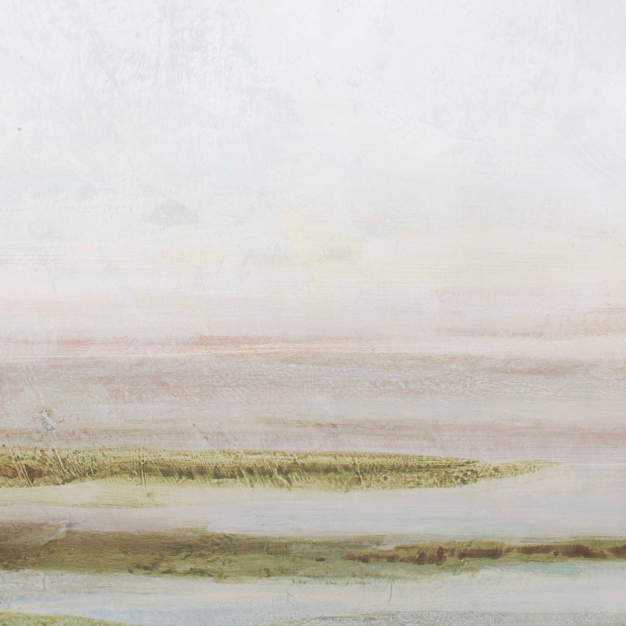 Hazy Lake Framed Landscape Art