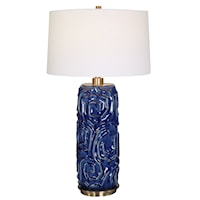 Zade Blue Table Lamp