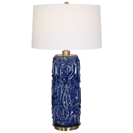 Zade Blue Table Lamp