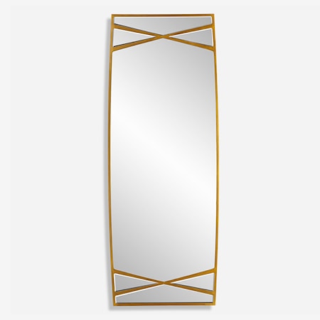 Gentry Oversized Gold Mirror