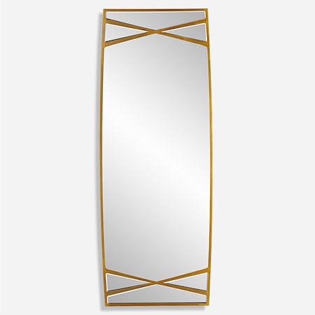 Gentry Oversized Gold Mirror