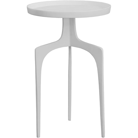 Kenna White Accent Table