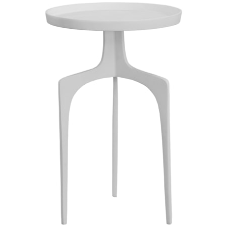Kenna White Accent Table