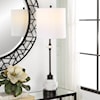 Uttermost Alliance Buffet Table Lamp with White Lamp Shade