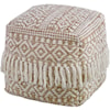 Uttermost Boheme Boheme Wool & Hemp Pouf