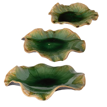 Abella Green Ceramic Wall Decor