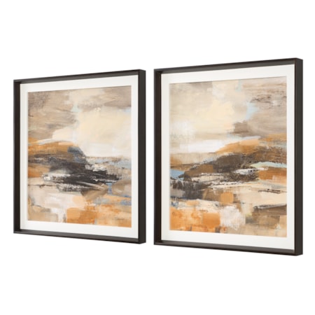 Cinnamon Shore Framed Prints Set/2