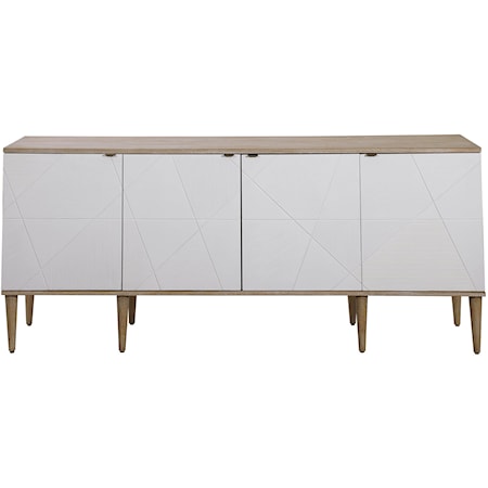 Tightrope 4-Door Modern Sideboard Cabinet