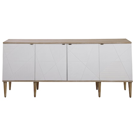 Tightrope 4-Door Modern Sideboard Cabinet