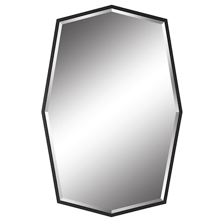 Octagonal Iron Mirror