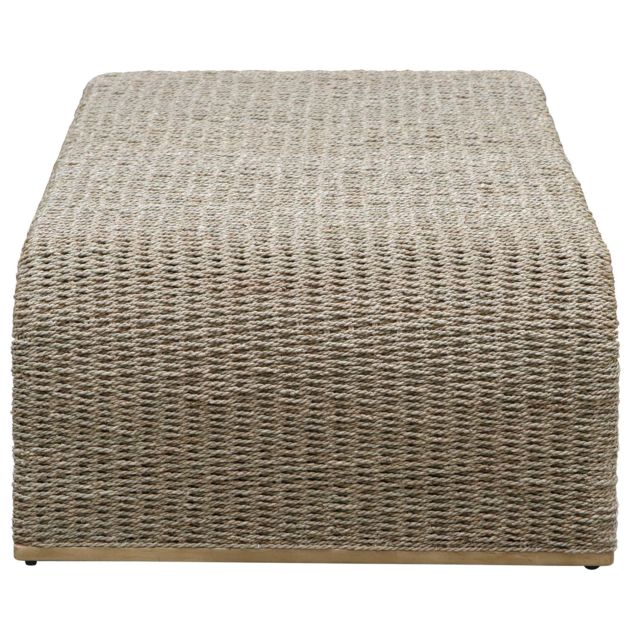 Woven Seagrass Coffee Table