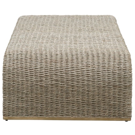 Woven Seagrass Coffee Table