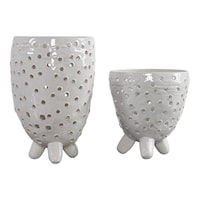 Milla Mid-Century Modern Vases, S/2