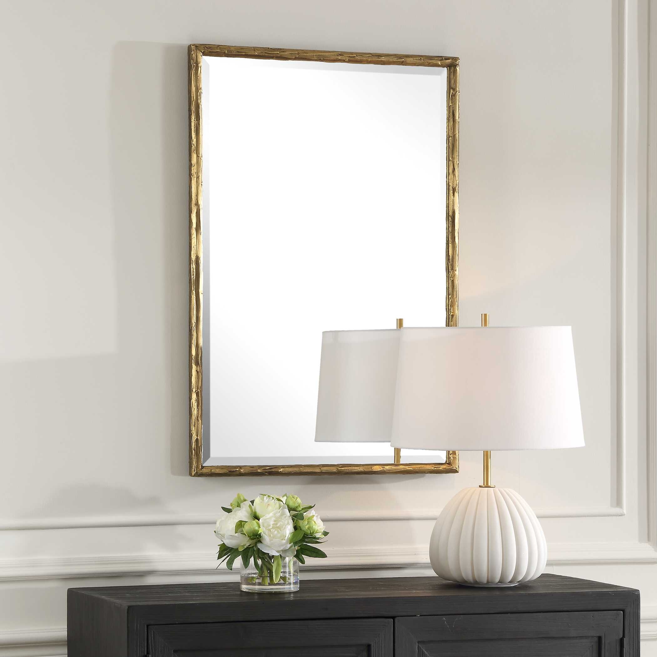 Uttermost Sutton Sutton Gold Vanity Mirror