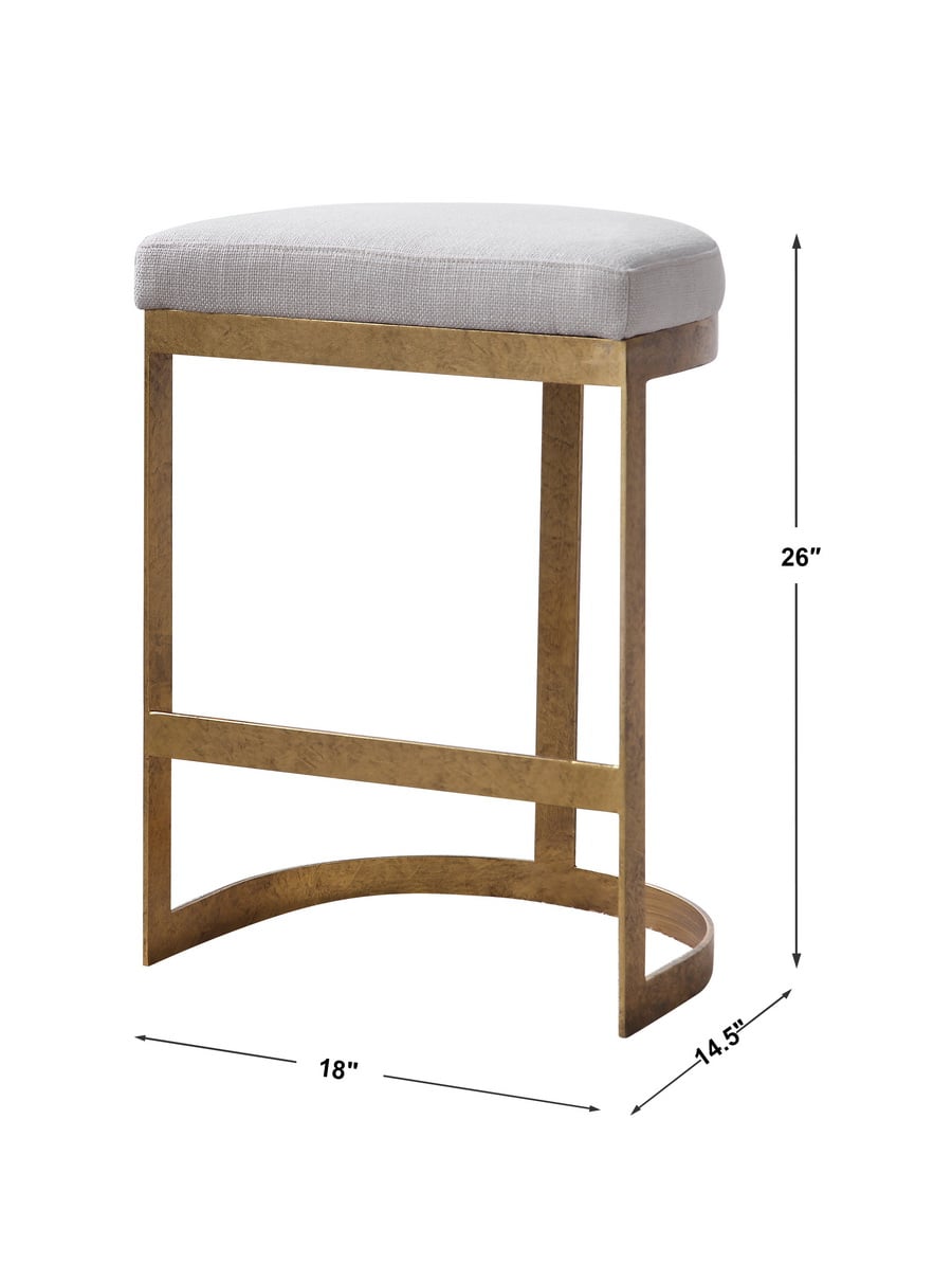 Uttermost Accent Furniture - Stools Ivanna Modern Counter Stool