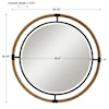 Uttermost Mirrors - Round Melville Coastal Round Mirror