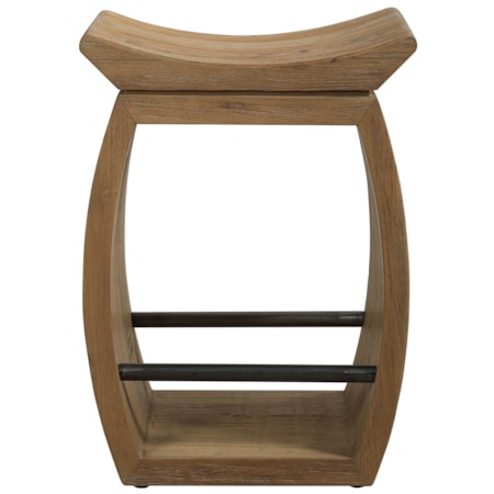 Connor Modern Wood Counter Stool