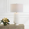 Uttermost Window Window Pane White Table Lamp