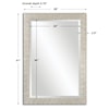 Uttermost Mirrors Porcius antiqued Silver Mirror