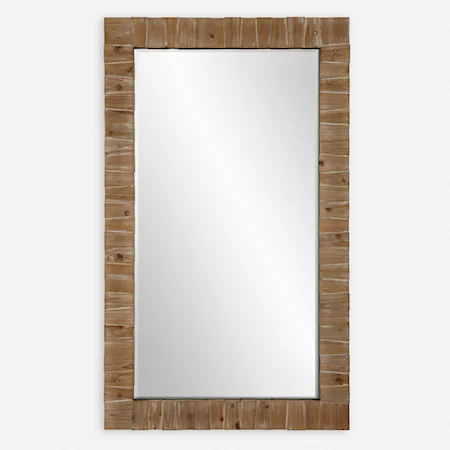 Ayanna Gray Washed Wood Mirror