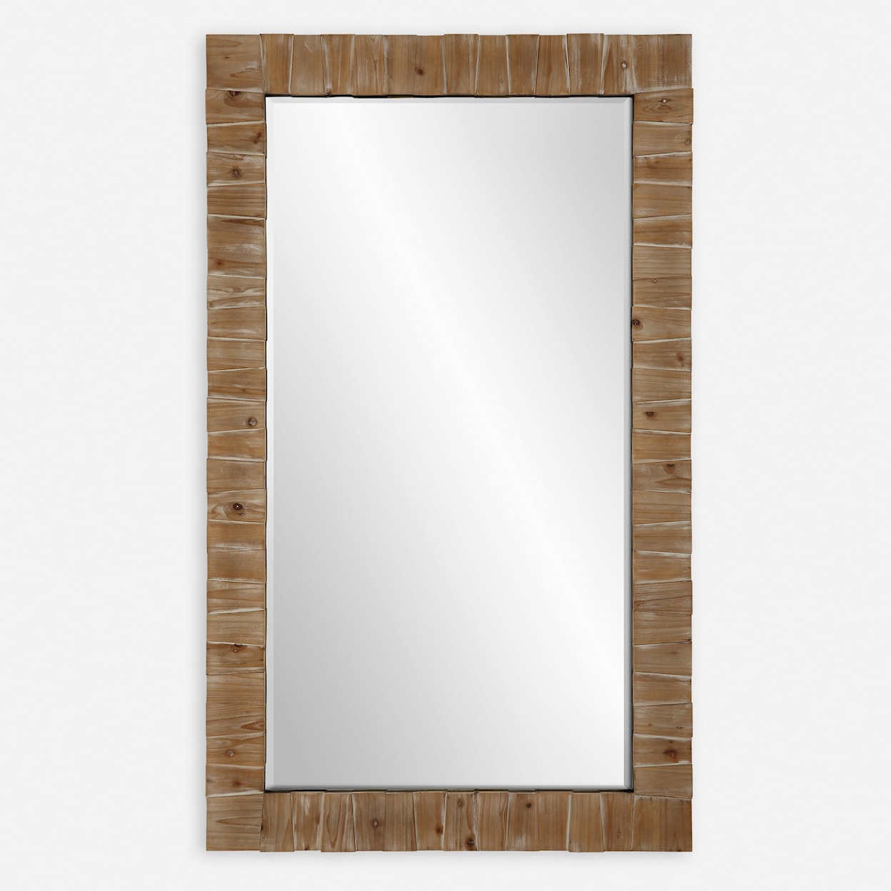 Uttermost Ayanna Ayanna Gray Washed Wood Mirror