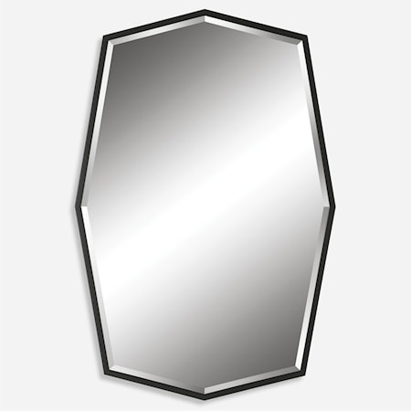 Octagonal Iron Mirror