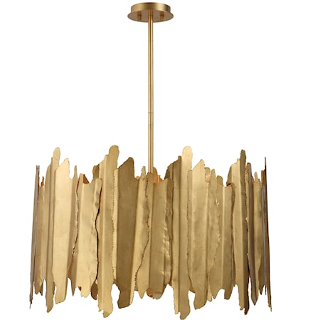 Golden Gate 8 Light Industrial Pendant