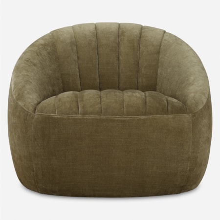 Narrows Moss Green Swivel Chair