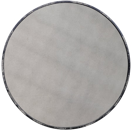 Argand Industrial Round Mirror