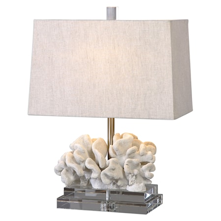 Coral Sculpture Table Lamp