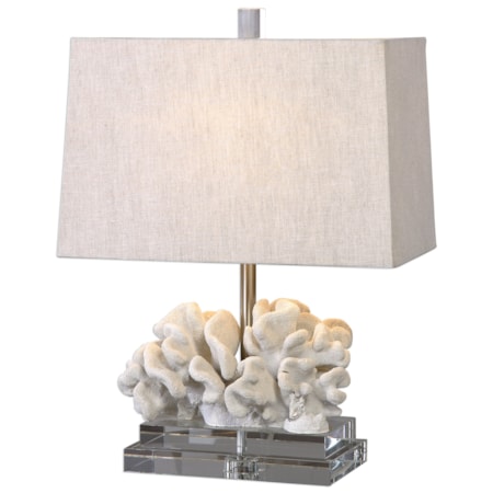 Coral Sculpture Table Lamp