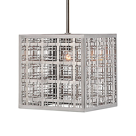 Pendleton 1 Light Nickel Pendant