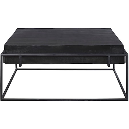 Telone Modern Black Coffee Table