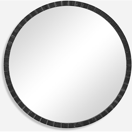 Dandridge Round Industrial Mirror