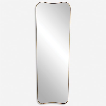 Belvoir Large Antique Brass Mirror