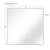 Uttermost Mirrors Alexo Silver Square Mirror