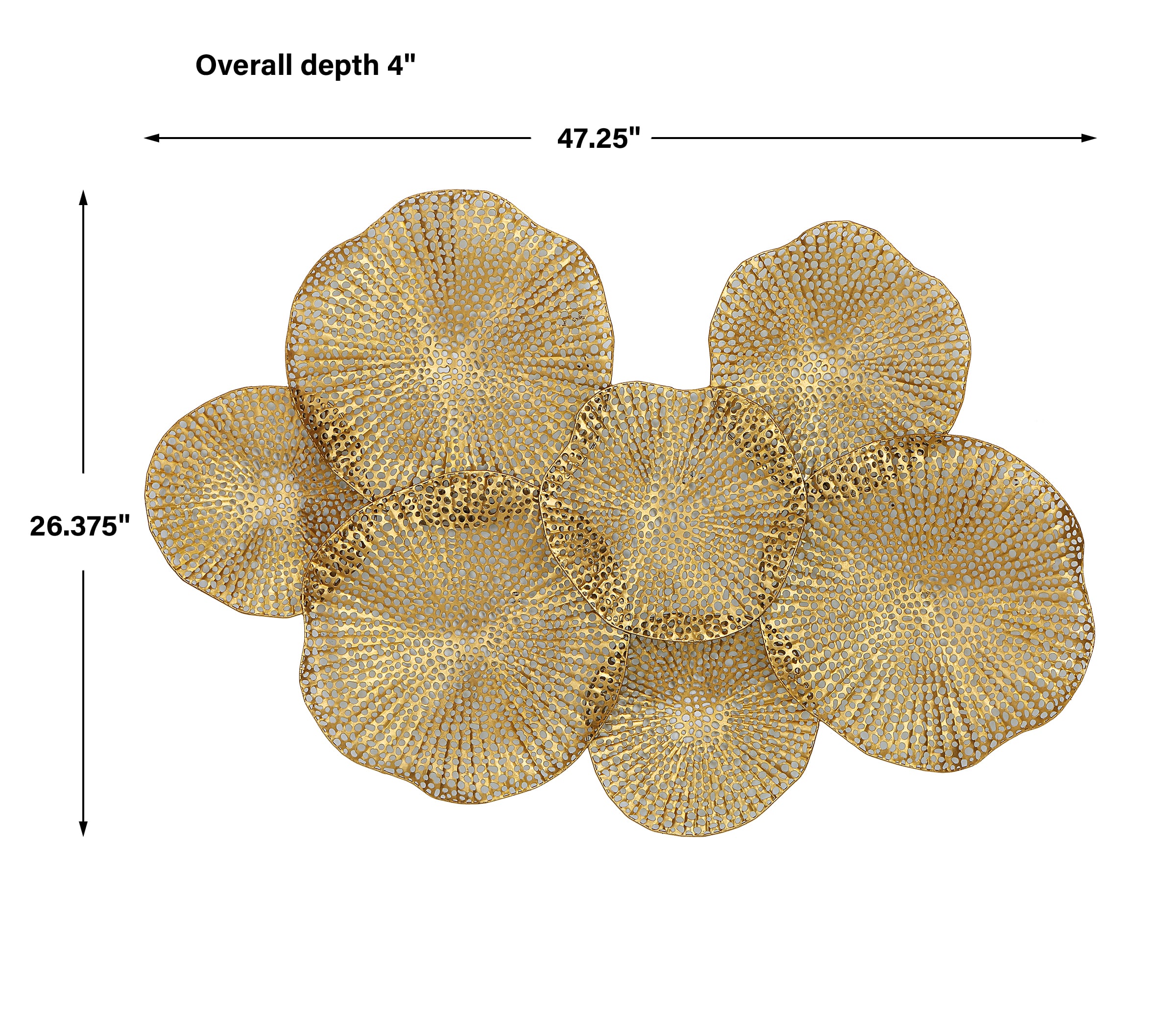 Uttermost Ripley Ripley Gold Metal Wall Art