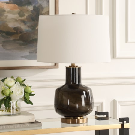 Buchanan Charcoal Table Lamp