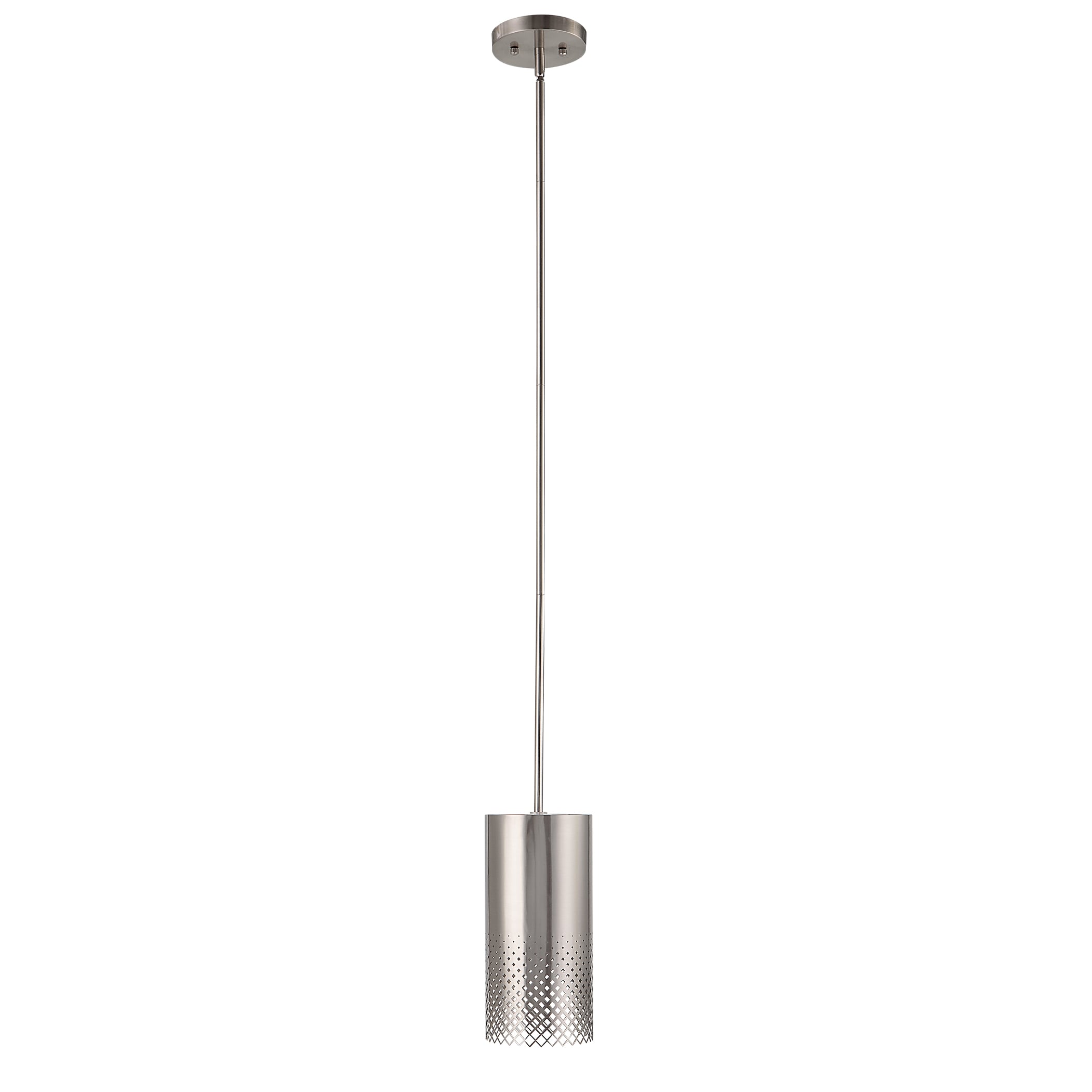 Uttermost Manheim Manheim 1 Light Nickel Cylinder Pendant