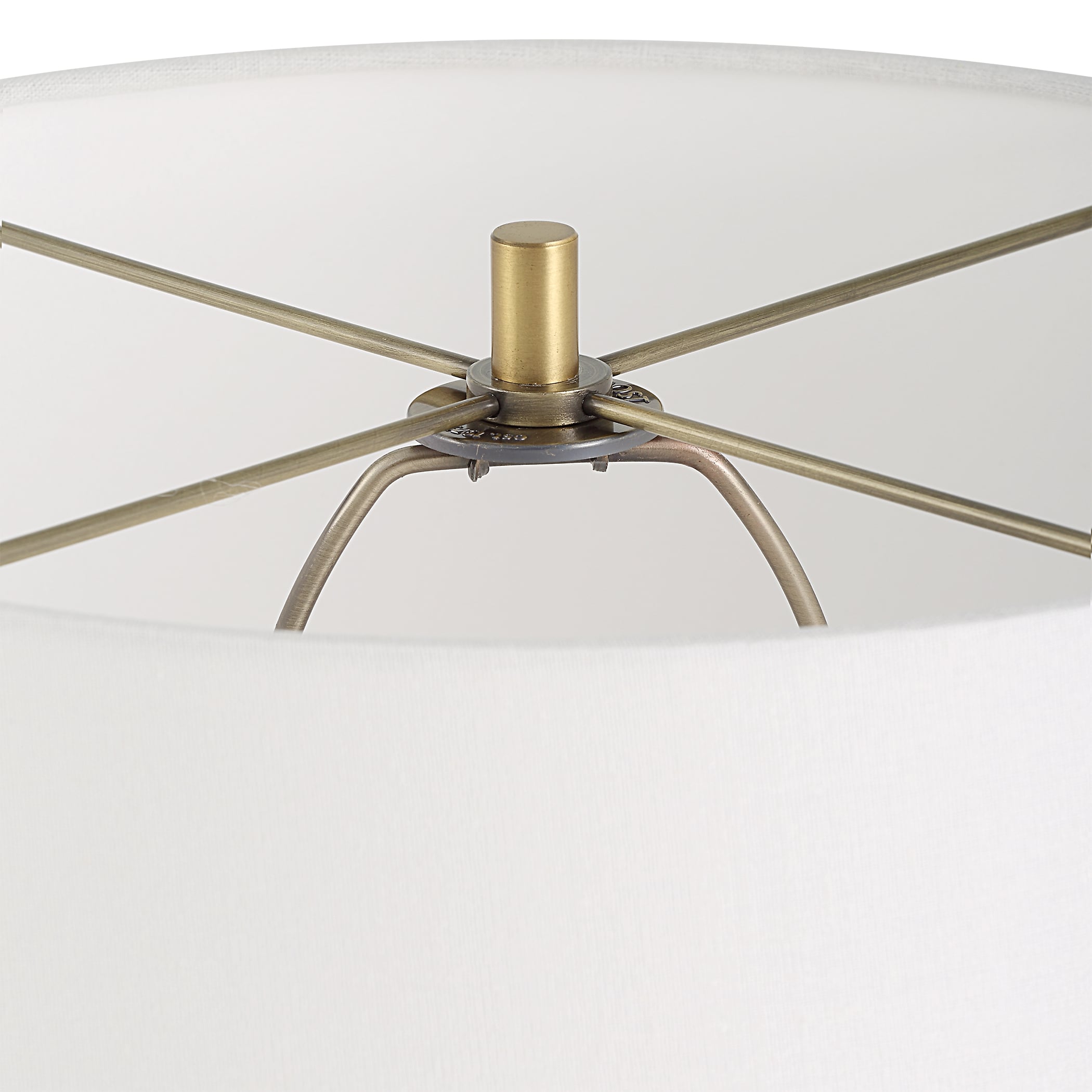 Uttermost Lyra Lyra White & Gold Table Lamp