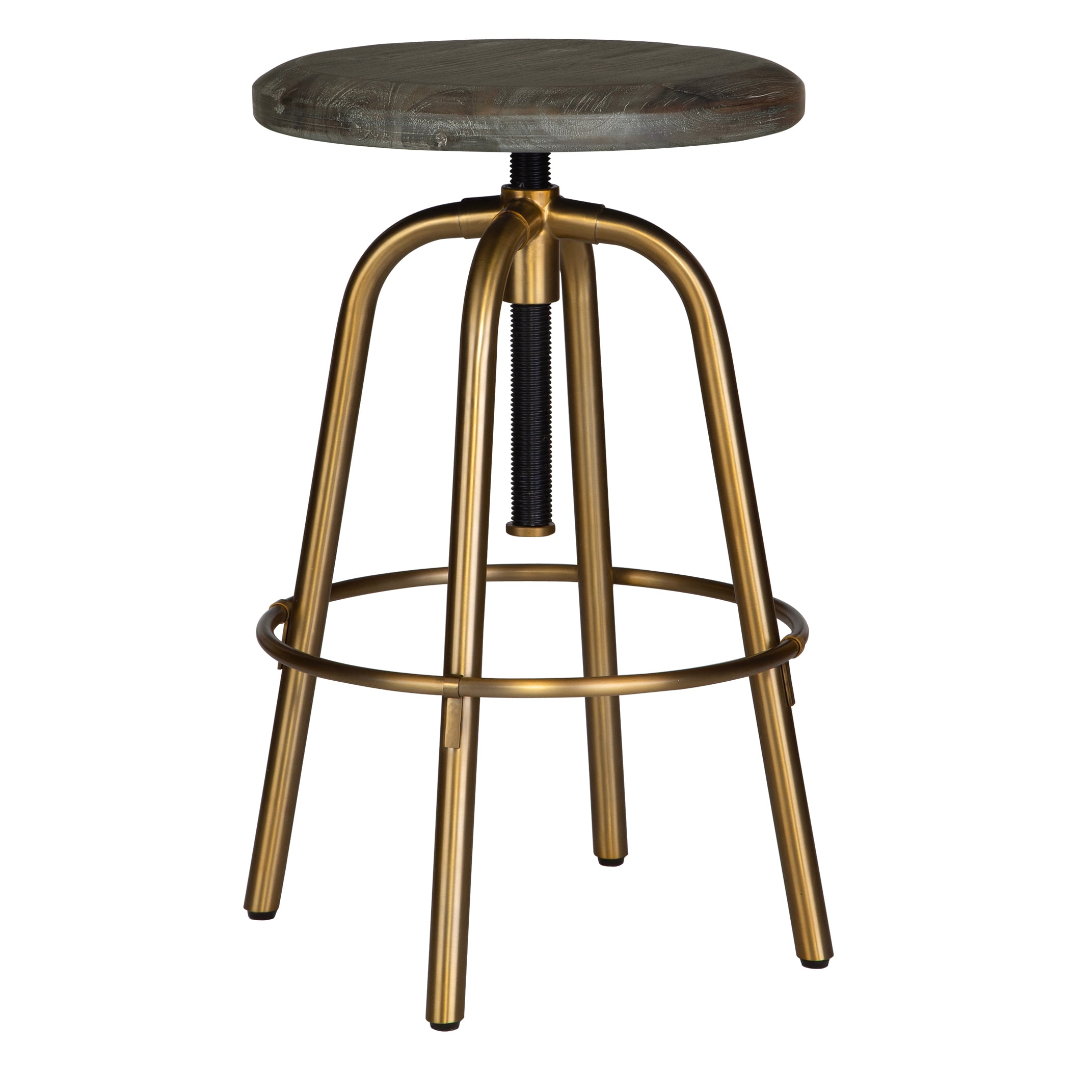 Revolve Brass Counter Stool