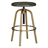 Uttermost Revolve Revolve Brass Counter Stool