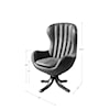 Uttermost Accent Furniture - Accent Chairs Garrett Mid-century Swivel Chair