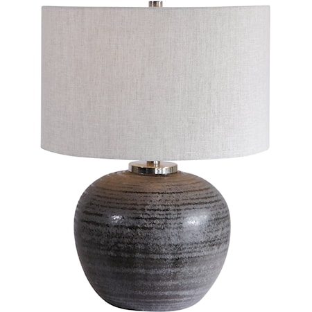 Mikkel Charcoal Table Lamp