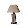 Uttermost Accent Lamps Slate Accent