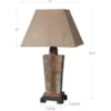 Uttermost Accent Lamps Slate Accent